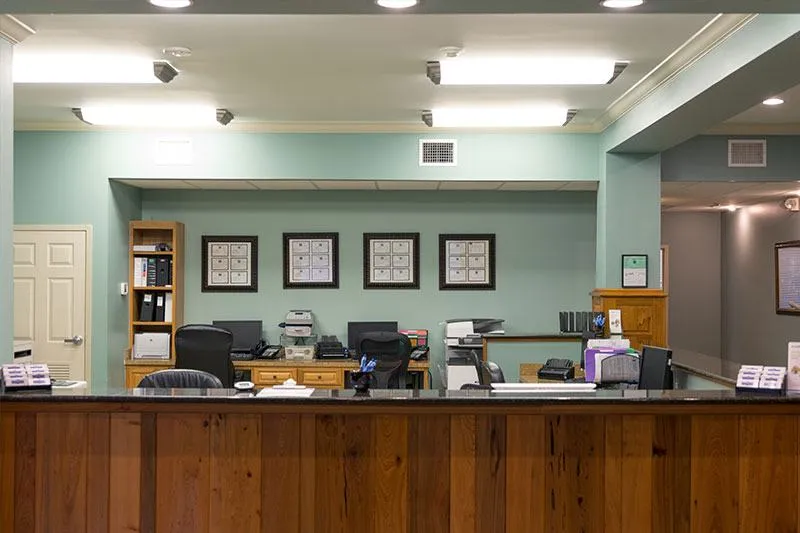 Comfortable patient seating at Louisiana Dental Center Slidell